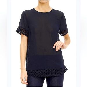 MICHAEL KORS Broderie anglaise blouse